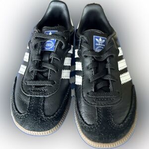 Adidas Black and White Athletic Shoes